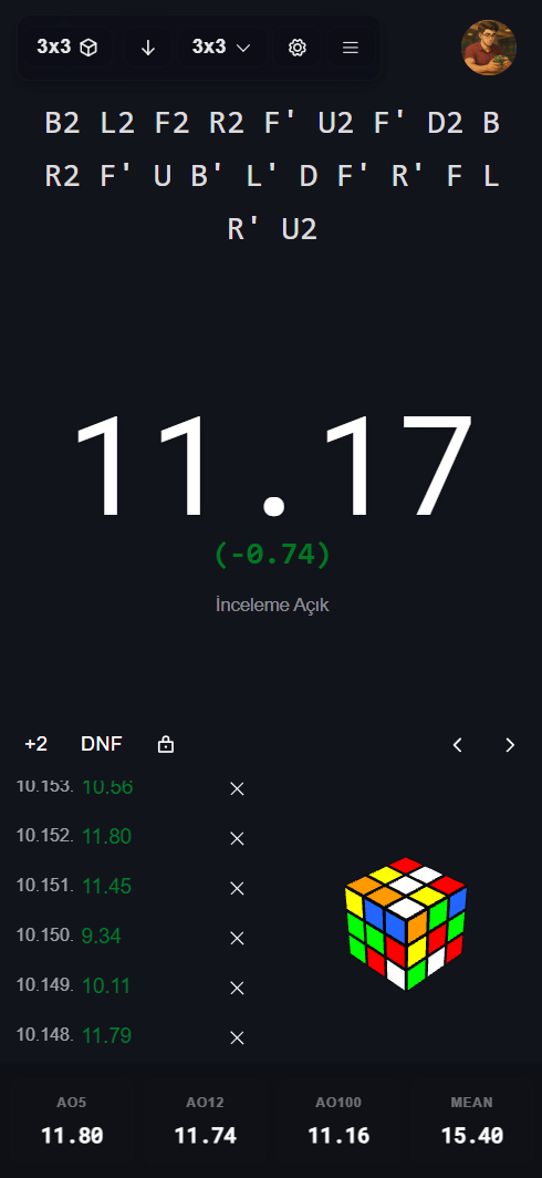 ZKT-Timer Mobile Interface